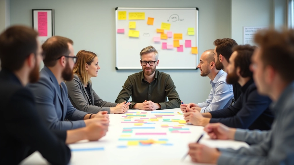 Workshop brainstormen bij technologiebedrijf